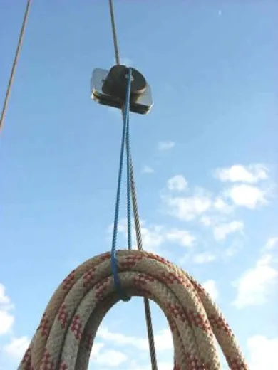 Wantenhalterung mit Leinenhalter (RopeFix)