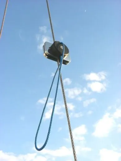 Wantenhalterung mit Leinenhalter (RopeFix)