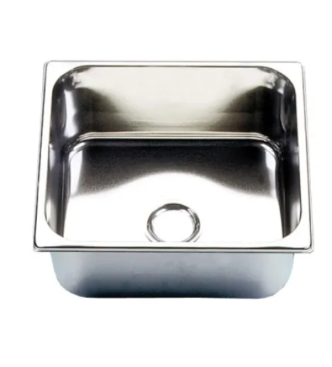 Waschbecken Edelstahl eckig L:30xB:14xT:18cm