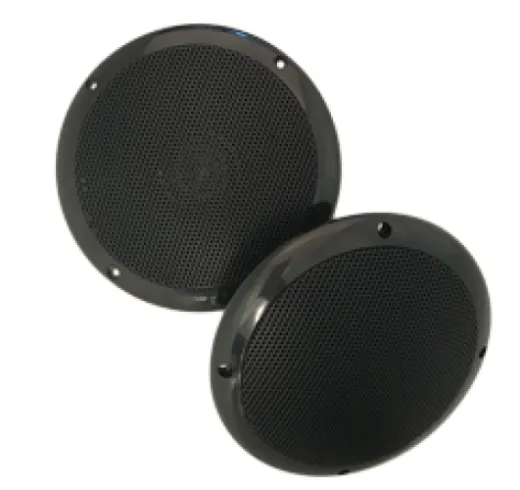 Wasserbeständiger Lautsprechersatz, 60w, 2-Weg, Lochmaß Ø120mm, Schwarz