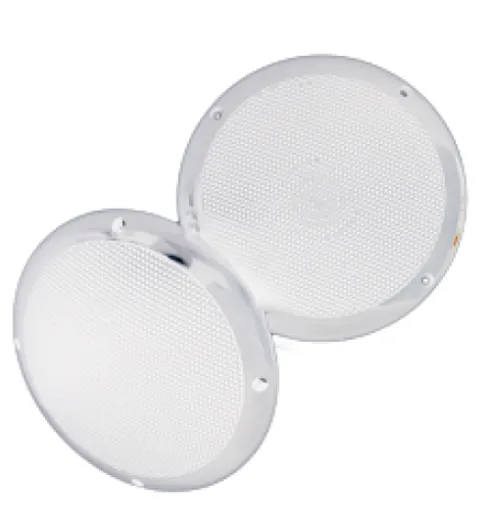 Wasserbeständiger Lautsprechersatz, 60w, 2-Weg, Lochmaß Ø120mm, Weiß