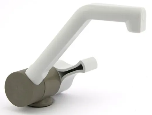 Wasserhahn Style 2000 (grau, 120 g, 3A, 3 bar, Schlauchdurchführung, 40 mm, 20 mm)