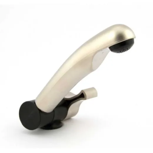 Wasserhahn Style 2005 (matt nickel/schwarz, 180 g, 4A, 3 bar, Schlauchdurchführung, 40 mm, 20 mm)