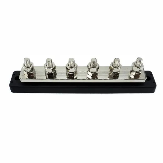 WATTSTUNDE® Busbar 6xM8 450 A / 70 V schwarz