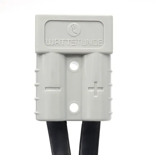 WATTSTUNDE® Flachbandkabel A50/A50 50 cm schwarz