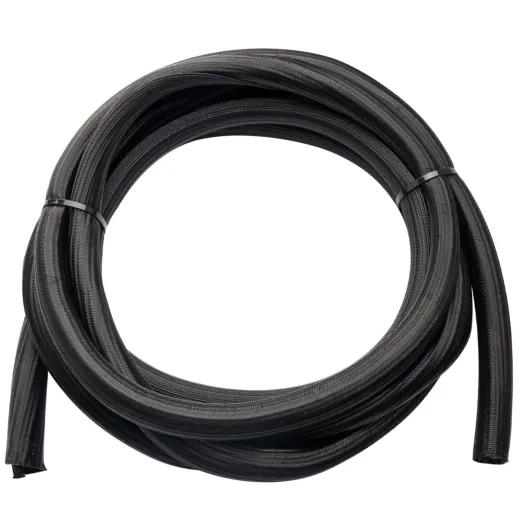 WATTSTUNDE® Geflechtsschlauch offen 19 mm schwarz 5 Meter