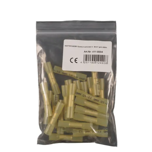 WATTSTUNDE® Quetschverbinder 4 - 6 mm² gelb 25 Stk.