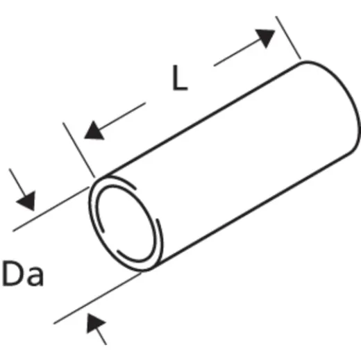 Webasto Verbindungsrohr D24 L50 Edelstahl