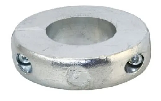 Wellen-Zinkanode "Ring" ca. 440g Ø40mm