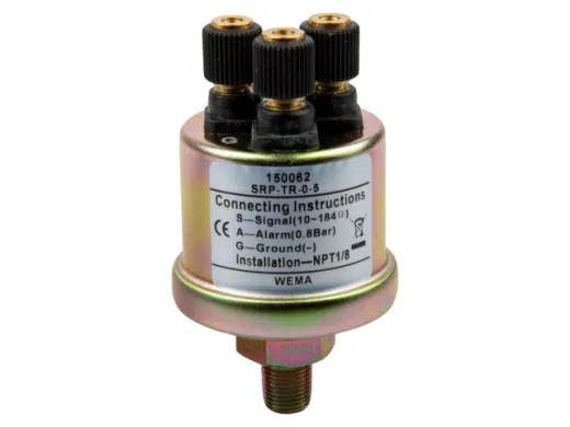 Wema 5bar oil pressure sensor with ground & alarm