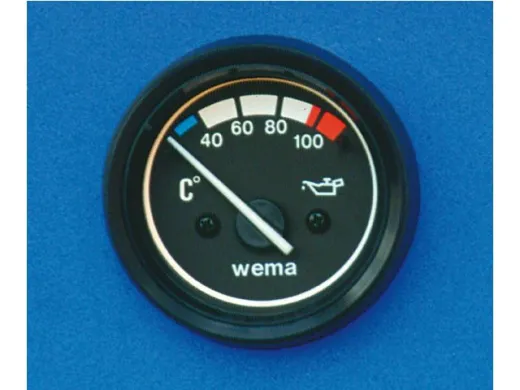 Wema Anzeige Öltemperatur schwarz