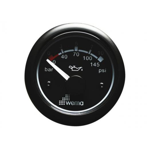 Wema Anzeige Turbo-Manometer 2bar schwarz