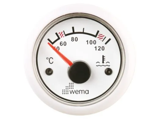 Wema Anzeige Wassertemperatur weiß