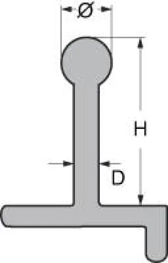 WICHARD Klappauge für Fußreling C3 symmetrisch
