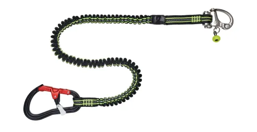 WICHARD Proline'R mit Edelstahl-Schnappschäkel, 1 Alu-Karabiner, Gurt 2m