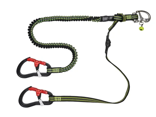 WICHARD Proline'R mit Edelstahl-Schnappschäkel, 2 Alu-Karabiner, Gurte 2+1m