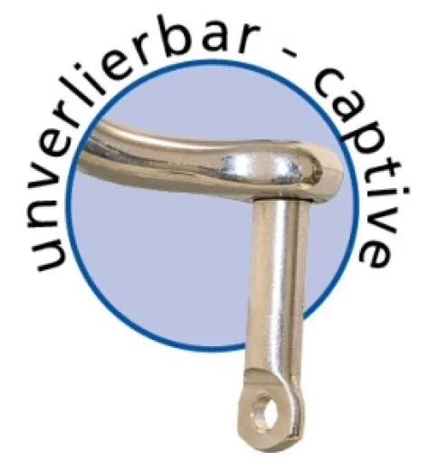 WICHARD-Schäkel geschmiedet geschweift 4 mm