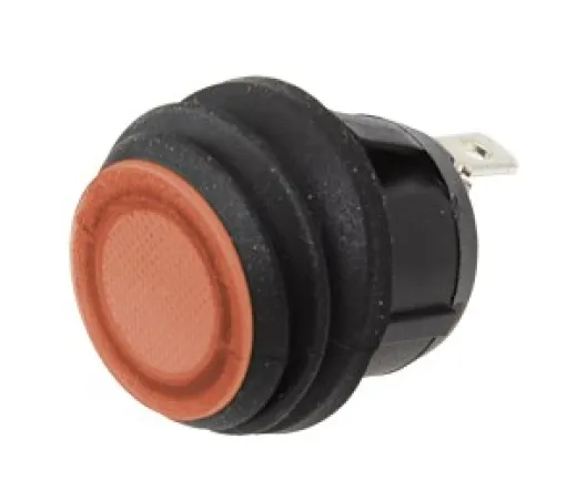Wippschalter rund 12V rote LED