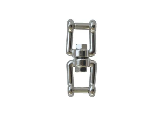 Wirbelschäkel Edelstahl Gabel-Gabel Sechskant 8mm