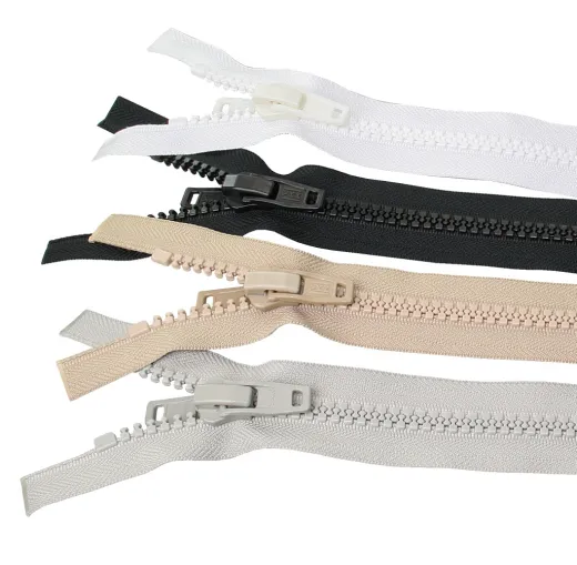 Zackenreißverschluss 100 Meter beige