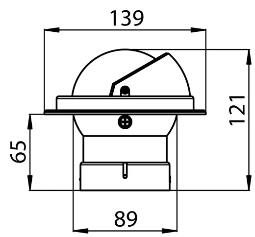 ZENITH BZ4 Motorbootkompass+ Schutzabdeckung