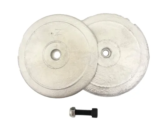 Zink Runde Rudderblattanoden Ø70mm (Satz)