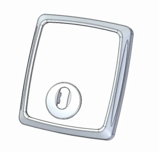 Zipwake Gebürstetes Aluminium Rahmen Kontr. Paneel