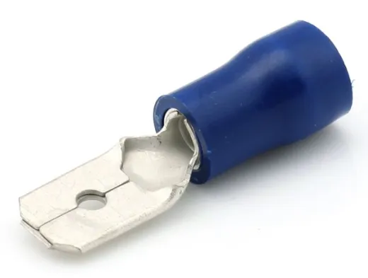 Zungenstecker - Blau 6,3 x 0,5 mm