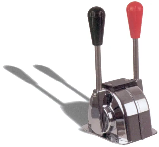 Zweihebel-Fernbedienung Nb, Toppmontage, Für 1x Gas Und 1x Schaltung