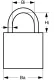 ABUS Marine Hangschloss 85 IB 40mm