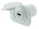 Adapter 1xUSB 2.4A Flushmount weiß