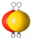 Allpa Ankerboje Mit Nylon-Gelagerter Stange Mit 2 Augen, Ø500mm, L=860mm, Gelb (Größe 2)