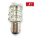 allpa Kunststoff LED-Innenleuchte, Einbau, mit Drehung 360º, 9-30V / 1W, Warm White