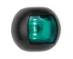 Allpa Positionslaterne Grün, Steuerbord, Led 12-24v, Schwarzes Kunststoffgehäuse