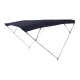 Allpa Sonnen-Top Modell Wilma, Navy, 255x225x140cm; Aluminium Streben