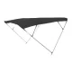 Allpa Sonnen-Top Modell Wilma, Schwarz, 260x270x140cm; Aluminium Streben