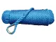 Ankerleine PP 3-fach geschlagen mit Niro-Kausche schwarz 10mm 20m
