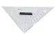 Anlegedreieck Acryl 250mm Hypotenuse