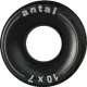 Antal Aluminium Low Friction Ring, D1=10mm, D2=25mm, Ø=7mm, T=12mm, Arbeitslast 800kg