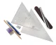 Ausbildungs-Set mit Zirkel, Kurs- und Anlegedreieck etc.
