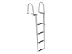 Badeleiter teleskop und fold-up mit Handgriff und 4 Stufen
