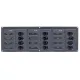 BEP Trennschalter-Panel DC 12V, 12-fach, horizonta