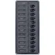 BEP Trennschalter-Panel DC 12V, 12-fach, vertikal