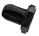 Black Button Boot, Low Amp Panel Mount P