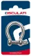 Bow shackle AISI 316 10 mm (retail 1 pc.