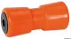 Central roller, orange 185 mm Ø hole 21
