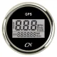 CN-Instrument GPS-Tacho Digital weiß/chrom