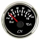 CN-Instrument Öldruckanzeige bis 10bar schw./chrom