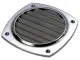 Decksbelüftung Edelstahl 316 (97 x 97 mm, Schrauben, Ø75 mm)