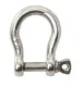 Edelstahl-Schäkel geschmiedet geschweift 24mm
